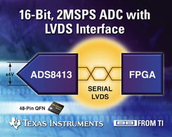 德州儀器推出16位2MSPS SAR ADC，集成串行LVDS接口，推動(dòng)高精度數(shù)據(jù)采集技術(shù)發(fā)展